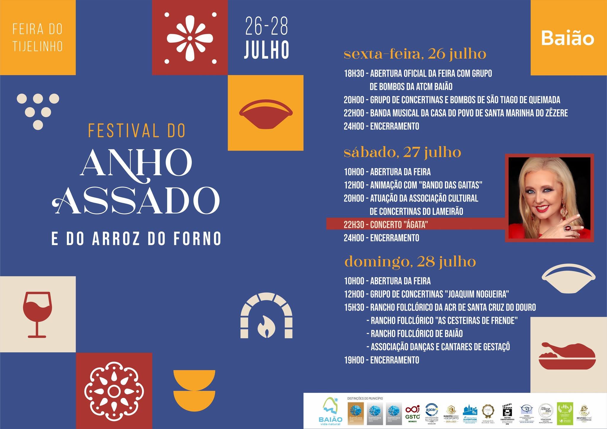 Cartaz Festival do Anho Assado 2024 - Baião