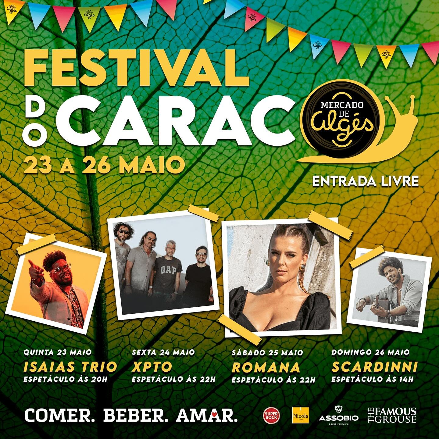 Cartaz Festival do Caracol 2024 - Algés