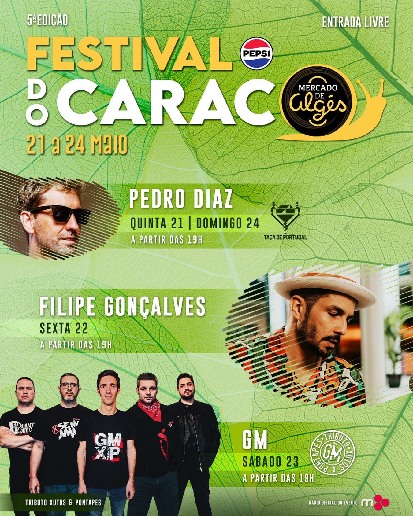 Cartaz Festival do Caracol 2026 - Algés