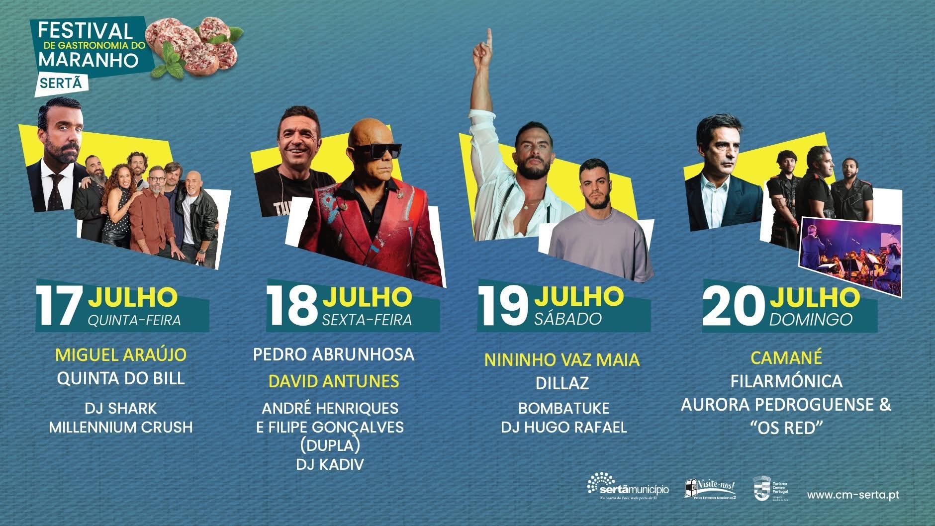 Cartaz Festival do Maranho 2025 - Sertã