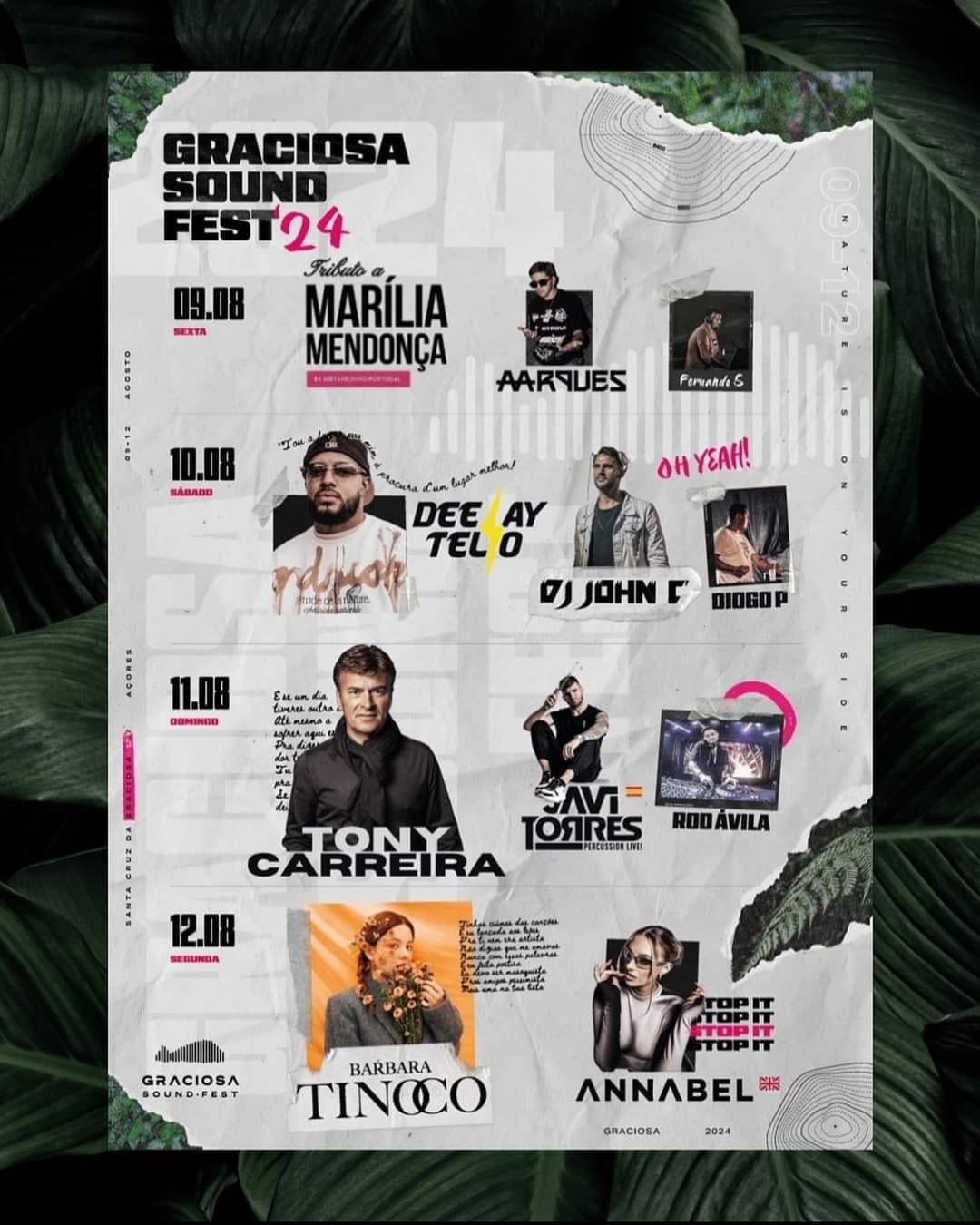 Cartaz Graciosa Sound Fest 2024 - Açores