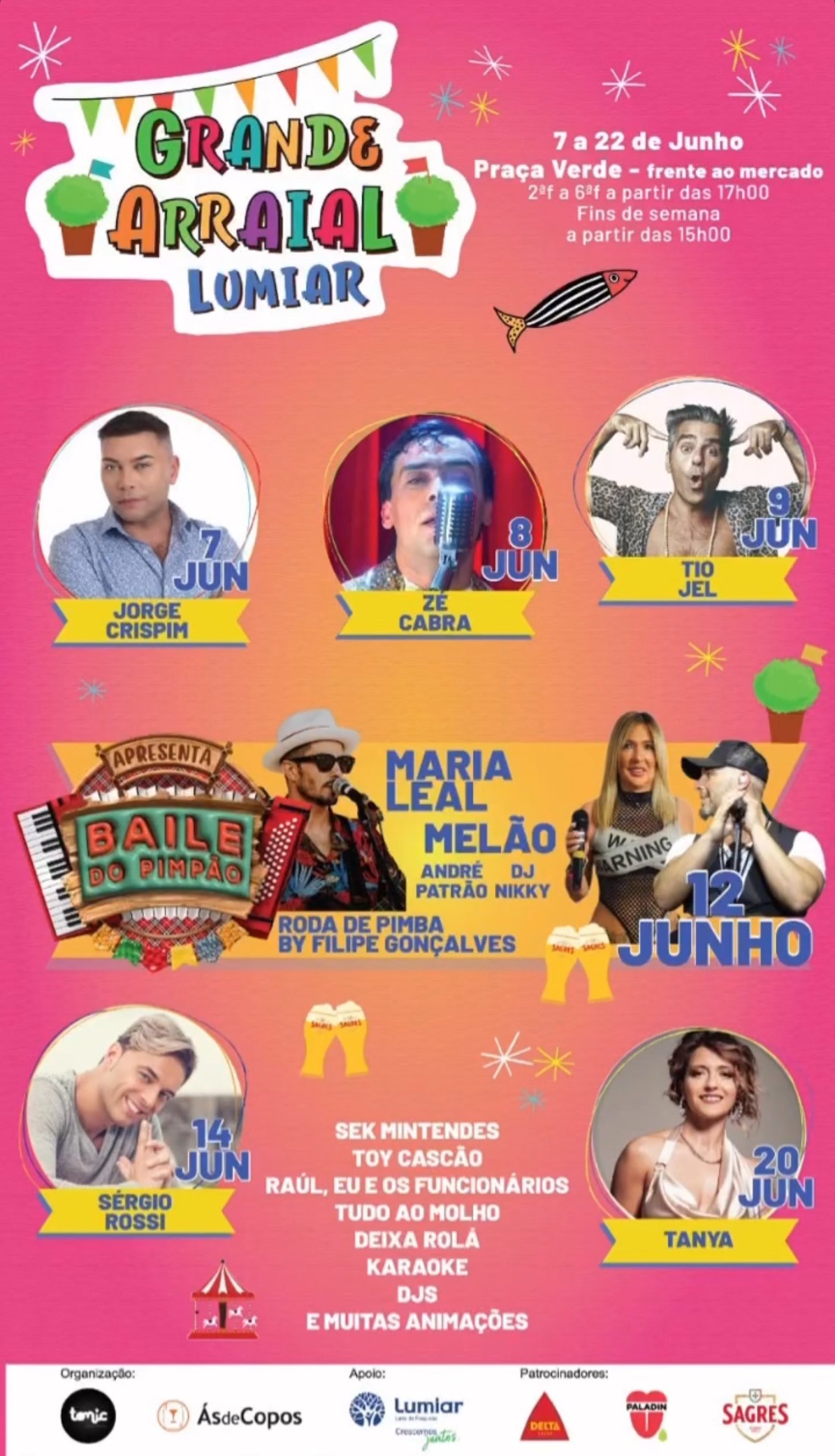 Cartaz Grande Arraial 2024 - Lumiar