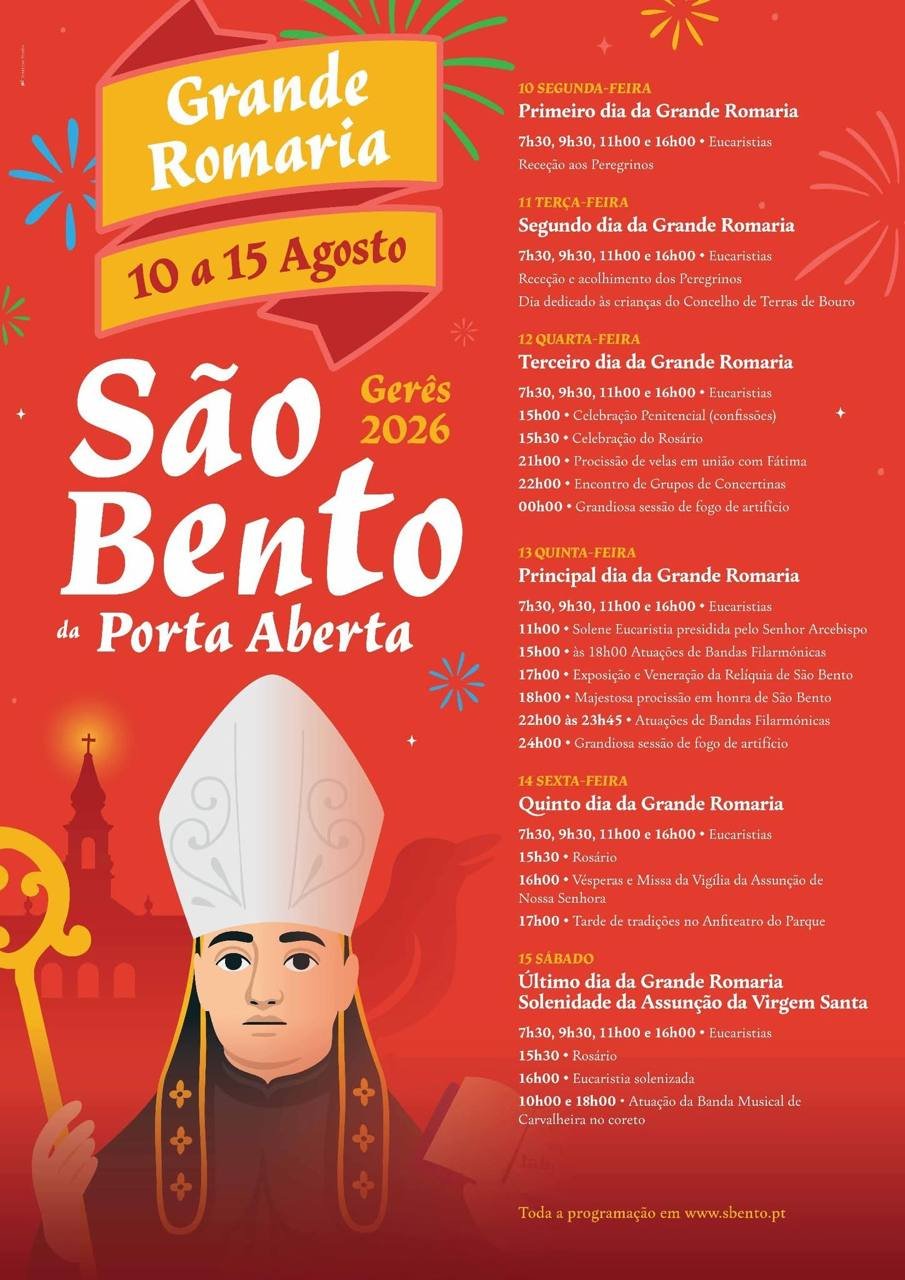 Cartaz Grande Romaria 2026 - Gerês
