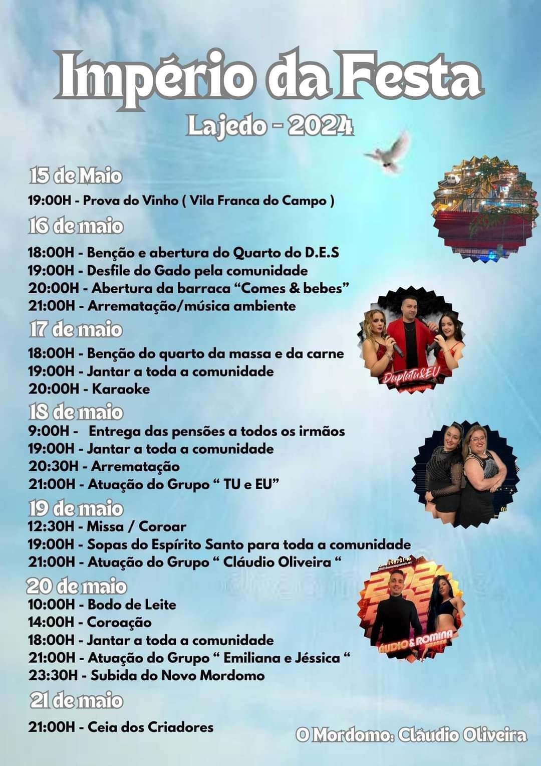 Cartaz Império da Festa 2024 - Lajedo