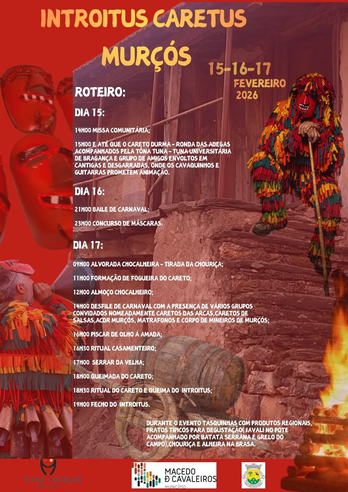 Cartaz Introitus Caretos 2026 - Murçós