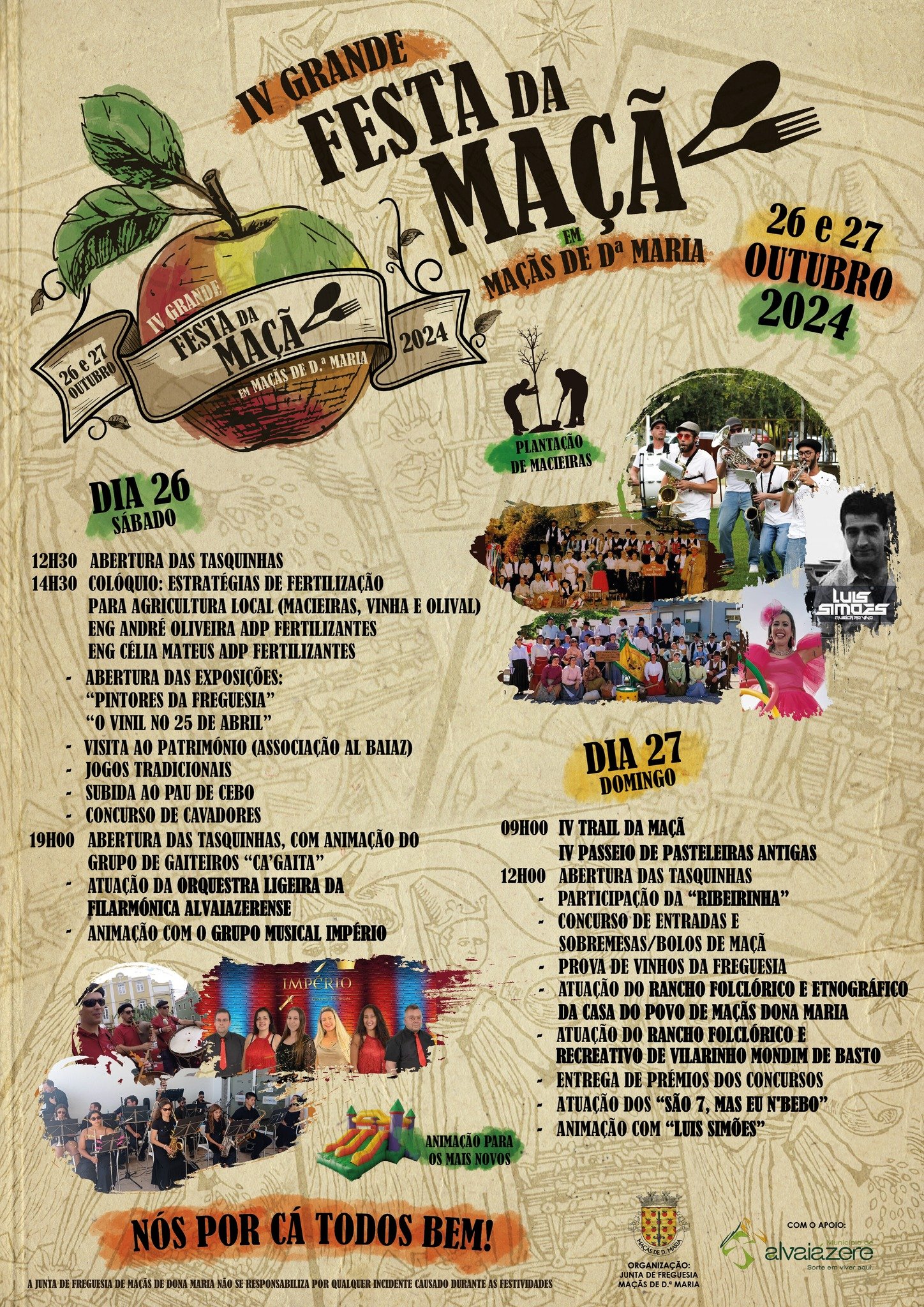 Cartaz IV Grande Festa da Maçã 2024 - Alvaiázere