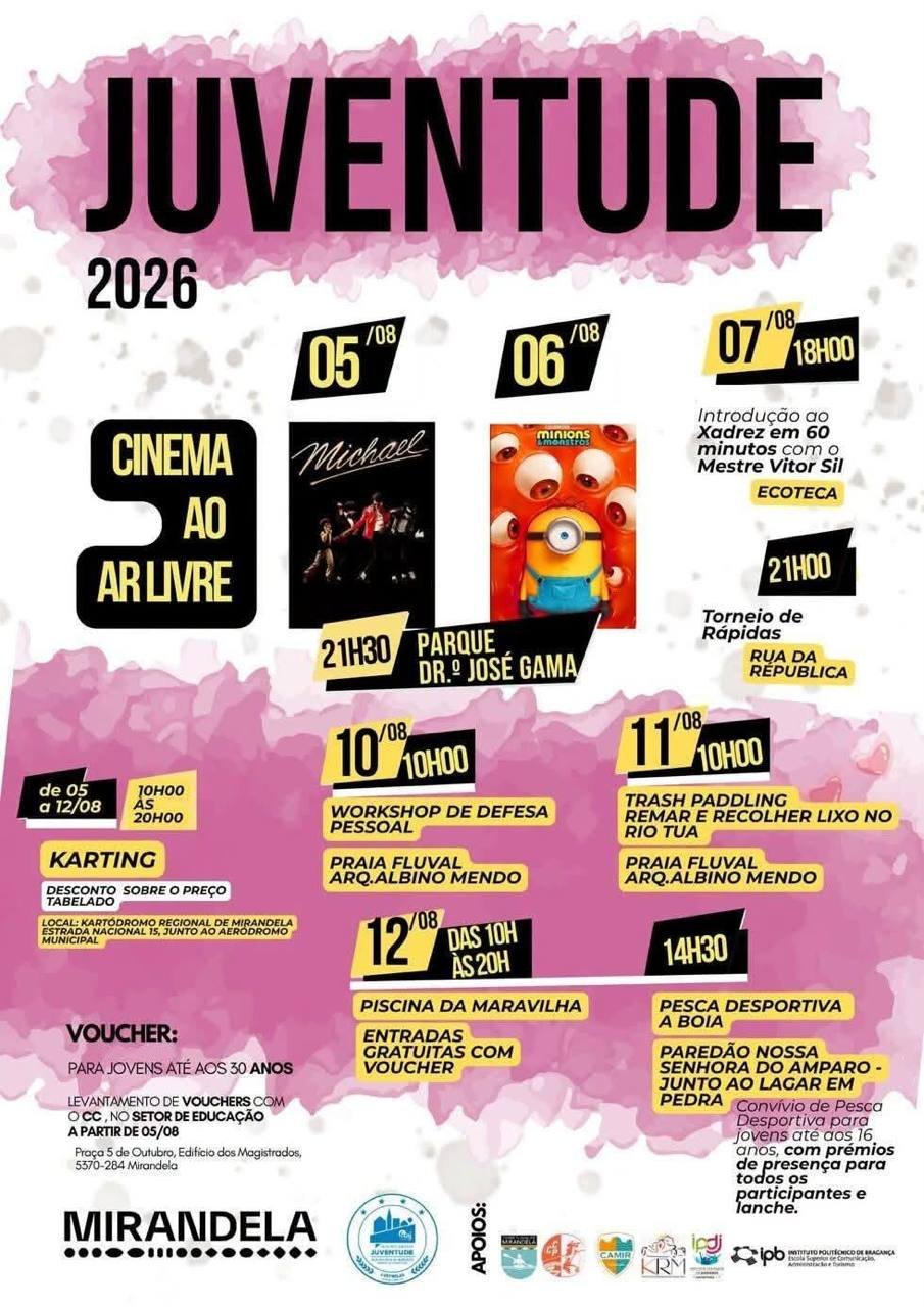 Cartaz Juventude 2026 - Mirandela