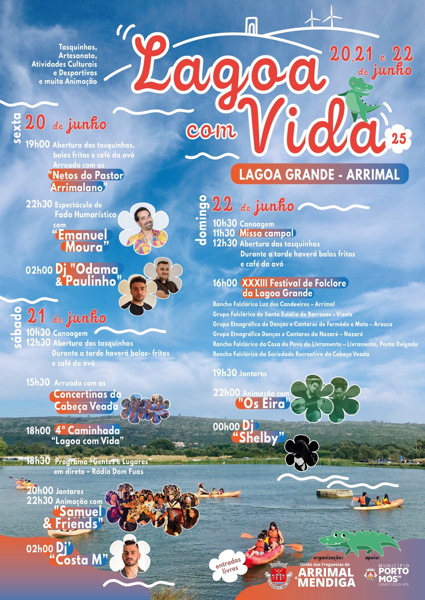 Cartaz Lagoa com Vida 2025 - Arrimal