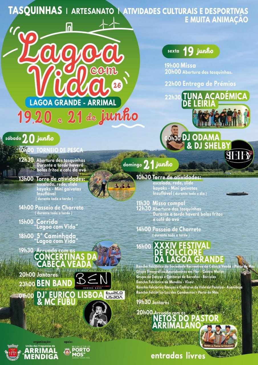 Cartaz Lagoa com Vida 2026 - Arrimal