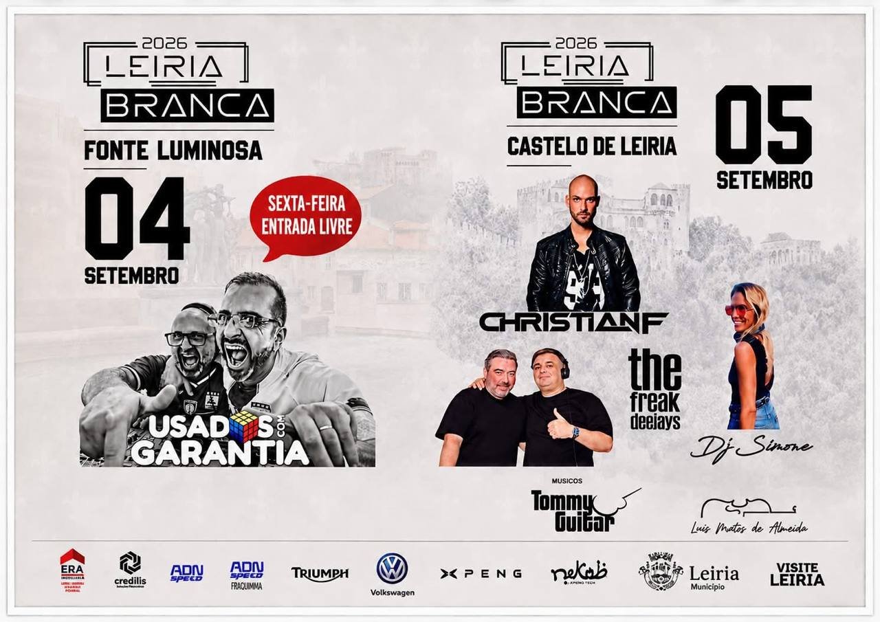 Cartaz Leiria Branca 2026 - Leiria