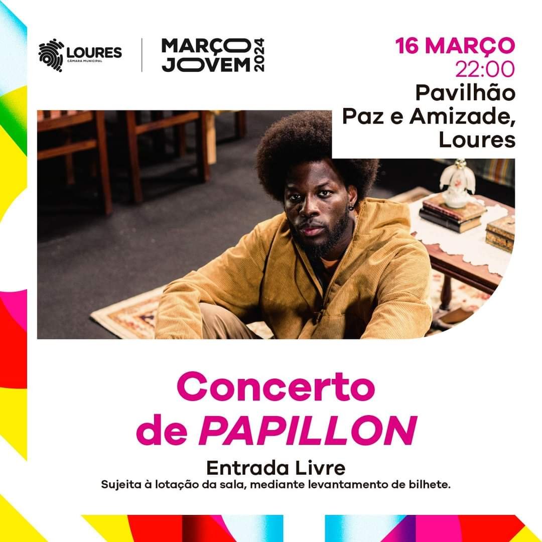 Cartaz Março Jovem 2024 | Concerto Papillon - Loures