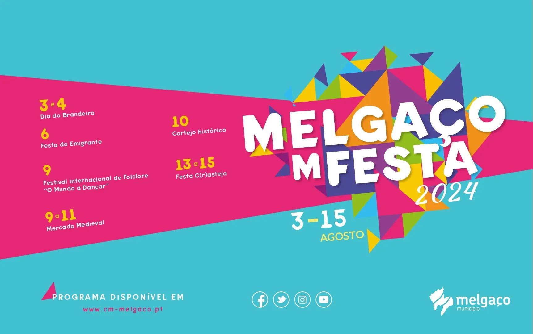 Cartaz Melgaço em Festa 2024 - Melgaço