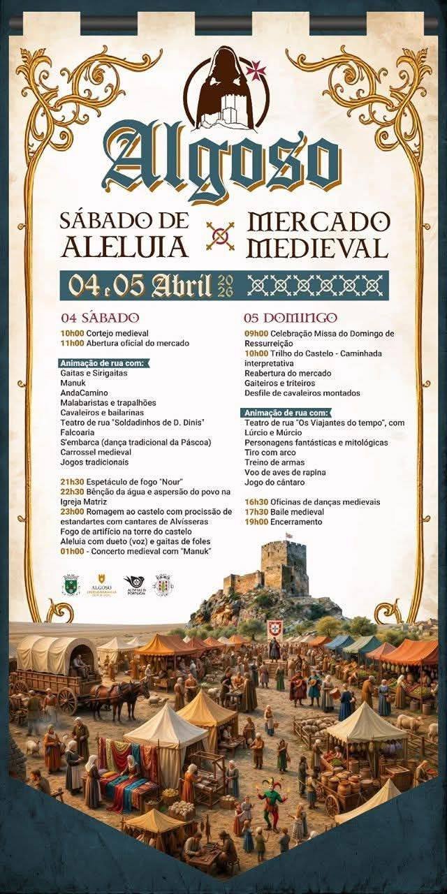 Cartaz Mercado Medieval 2026 - Algoso