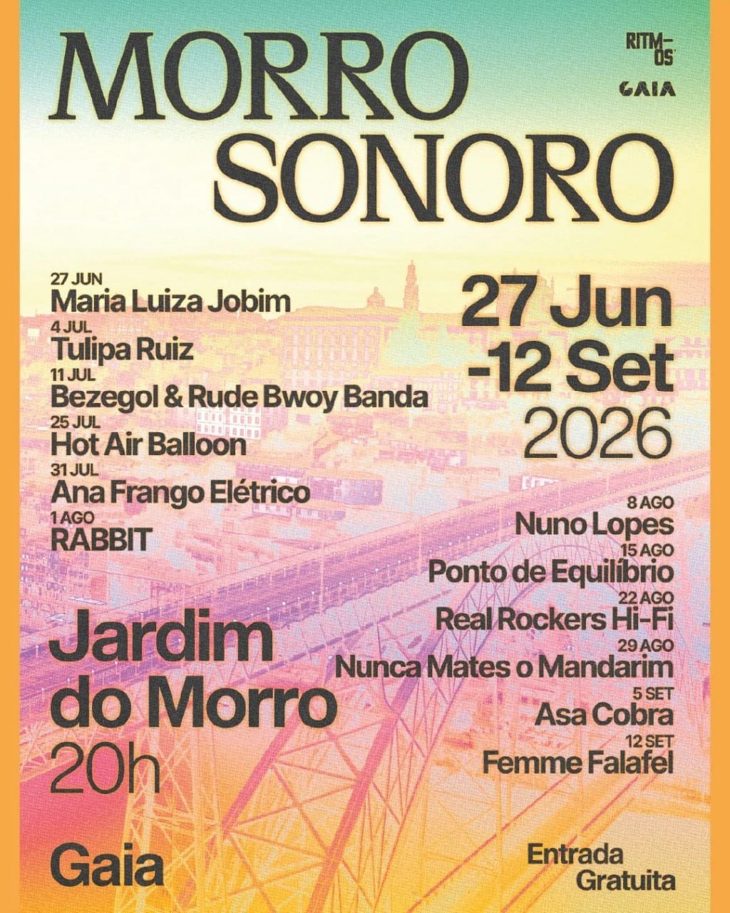 Cartaz Morro Sonoro 2026 - Gaia