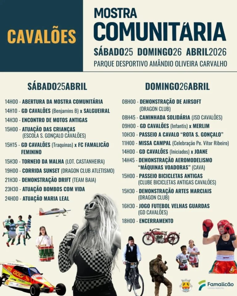 Cartaz Mostra Comunitária 2026 - Cavalões
