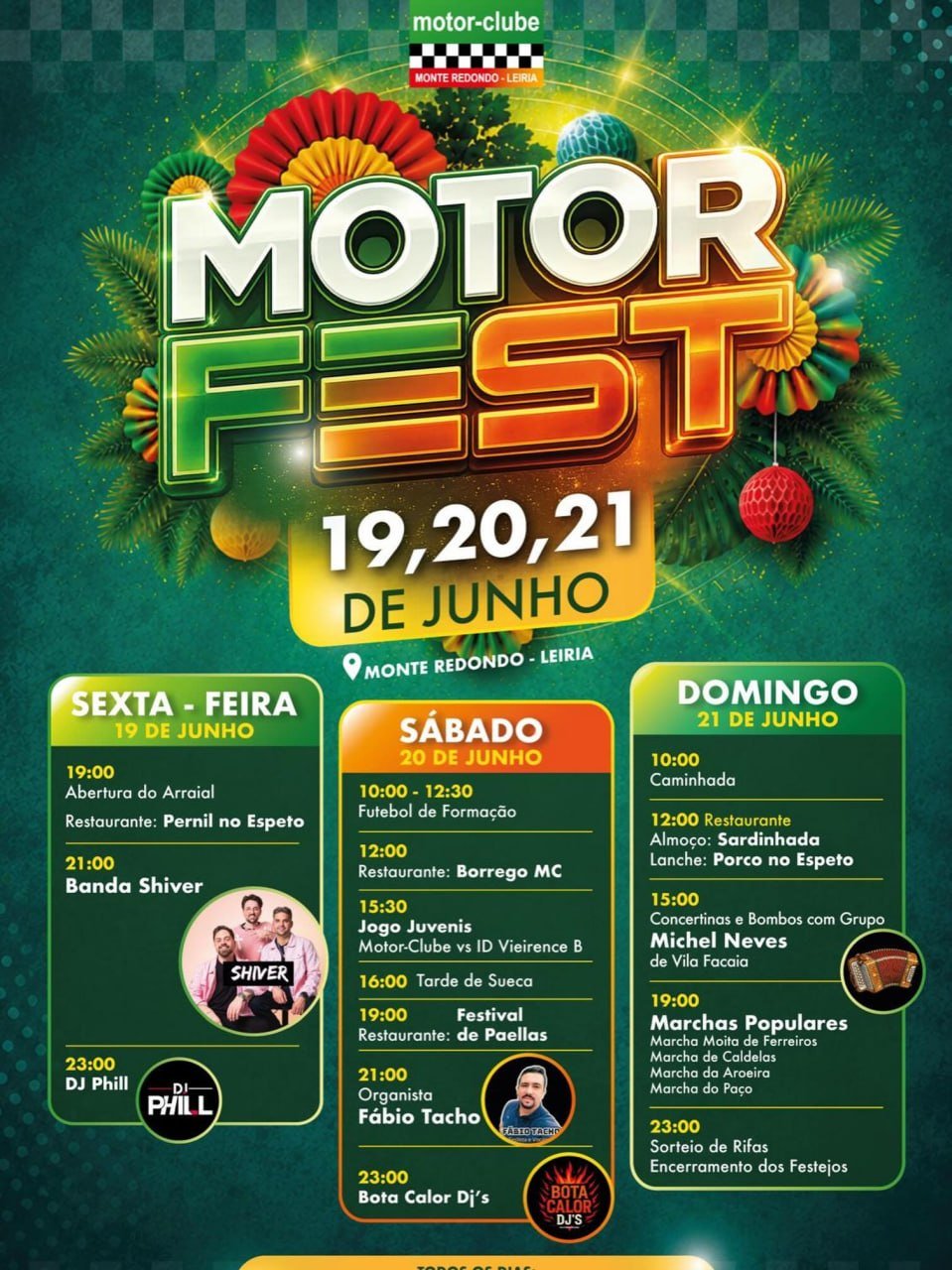 Cartaz Motor Fest 2026 - Monte Redondo