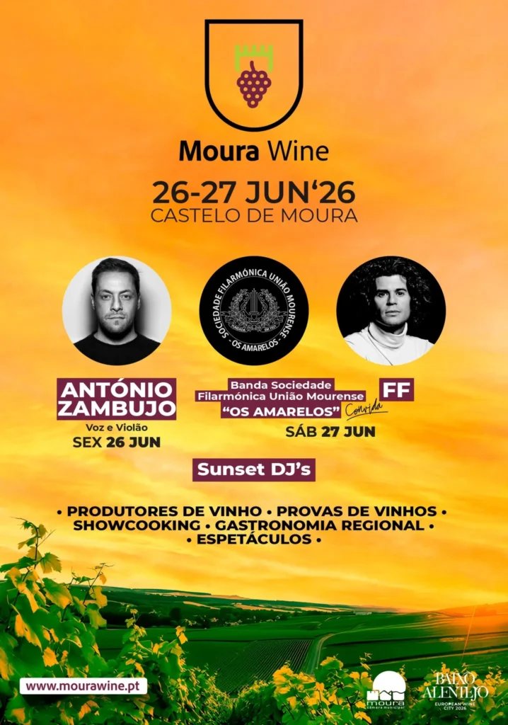 Cartaz Moura Wine 2026 - Moura