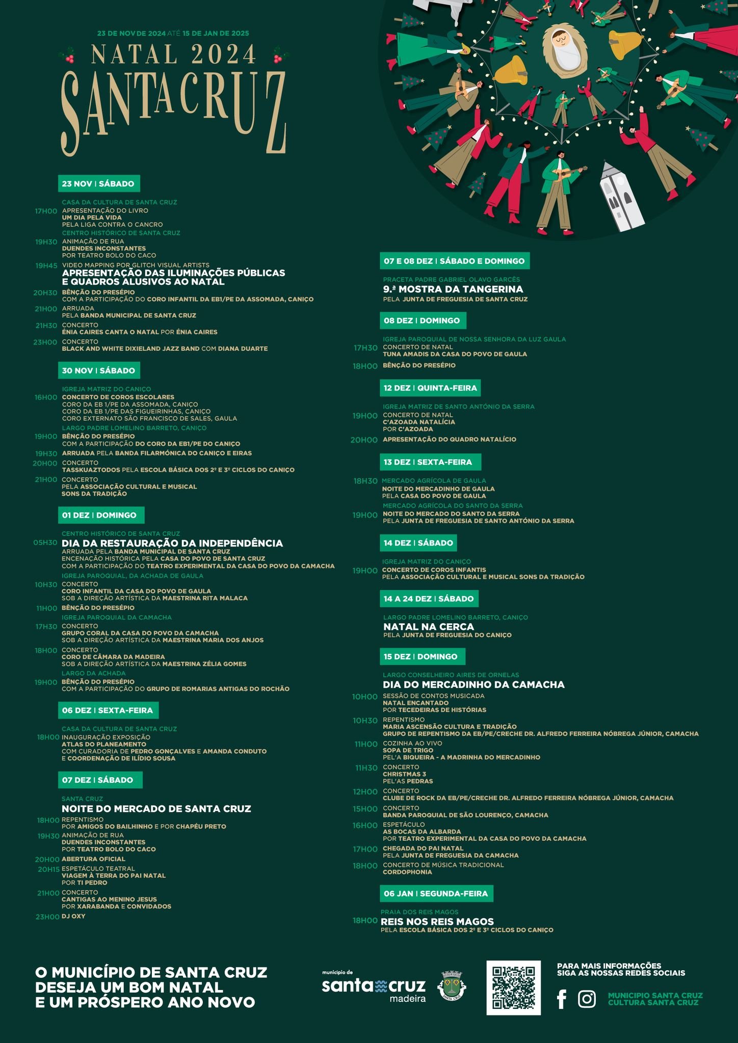 Cartaz Natal 2024 - Santa Cruz