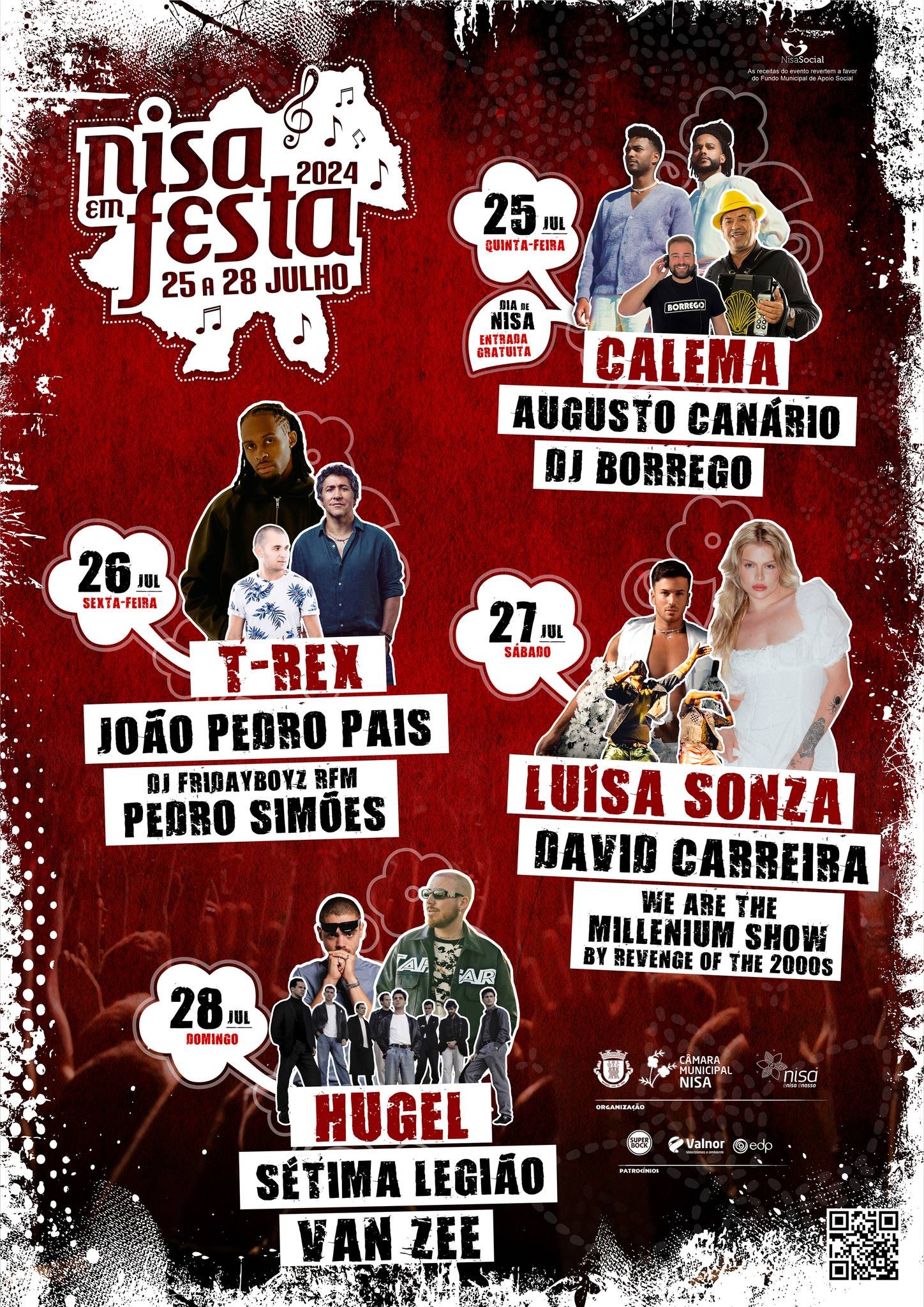 Cartaz Nisa em Festa 2024 - Nisa