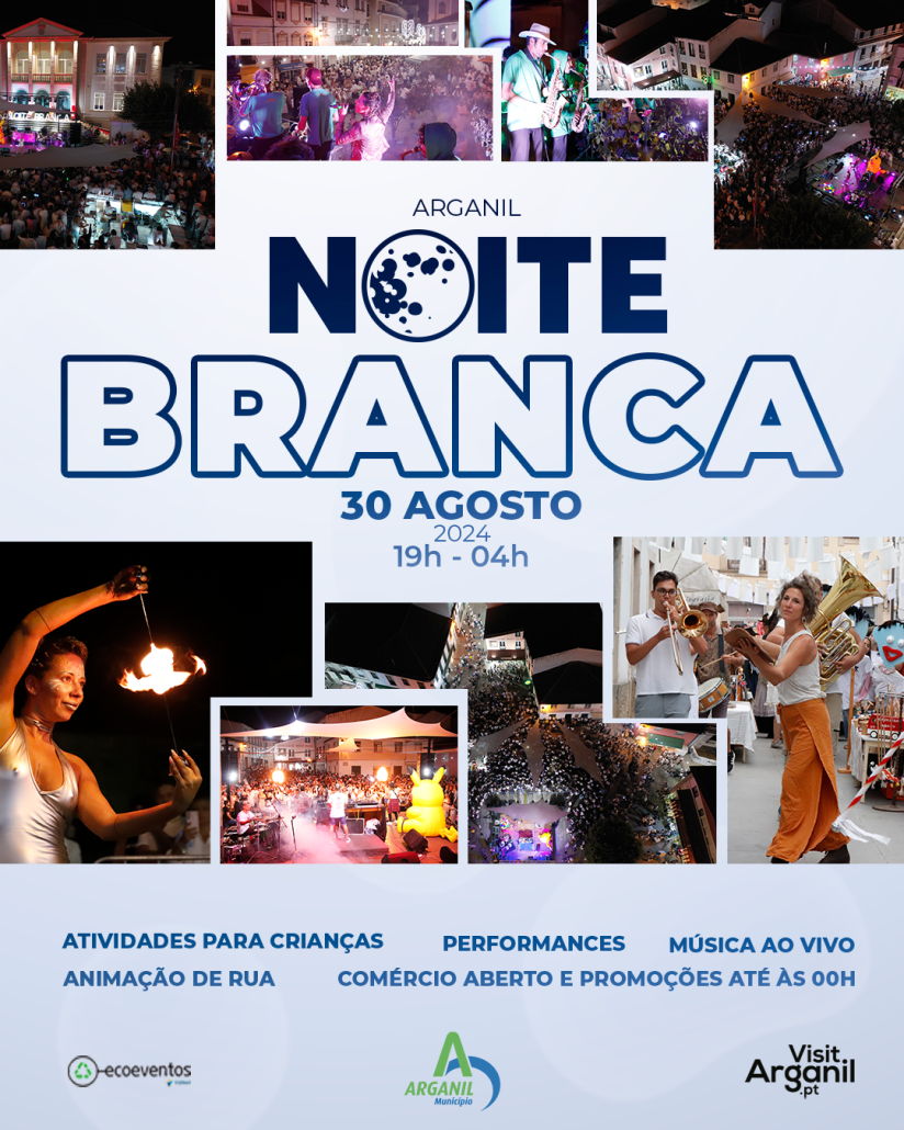 Cartaz Noite Branca 2024 - Arganil