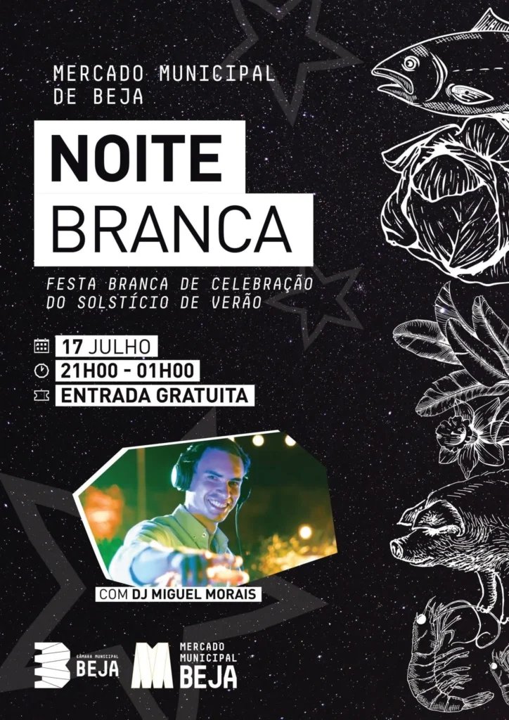 Cartaz Noite Branca 2026 - Beja