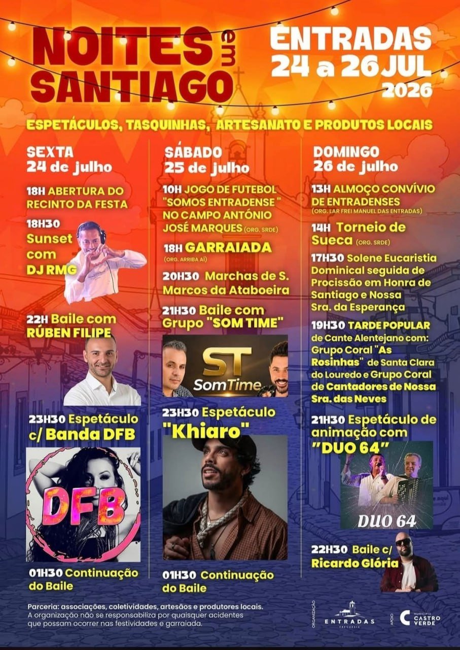 Cartaz Noites em Santiago 2026 - Entradas
