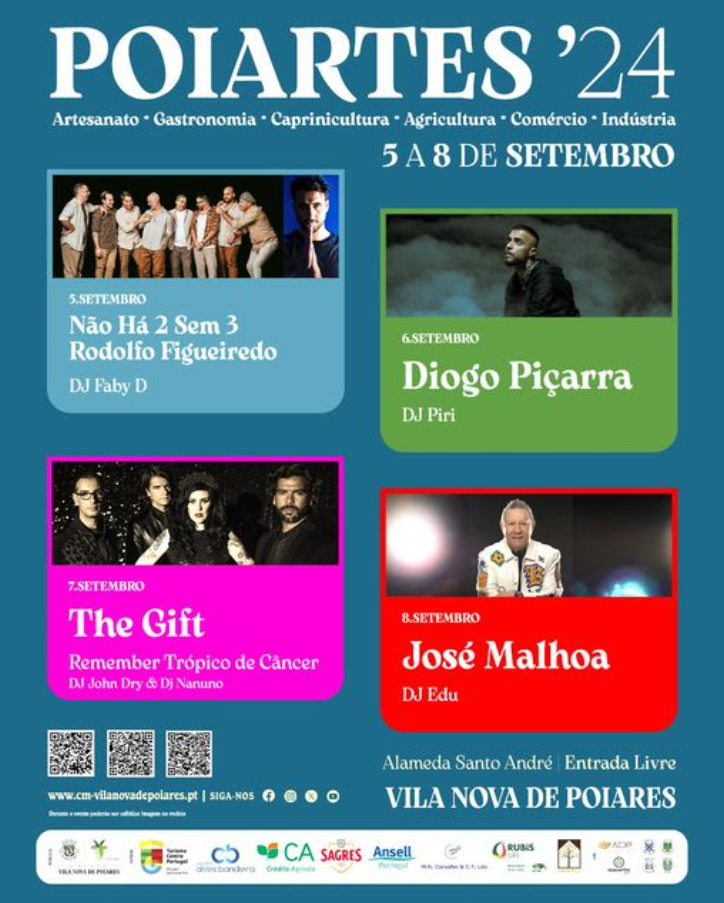 Cartaz POIARTES 2024 - Vila Nova de Poiares