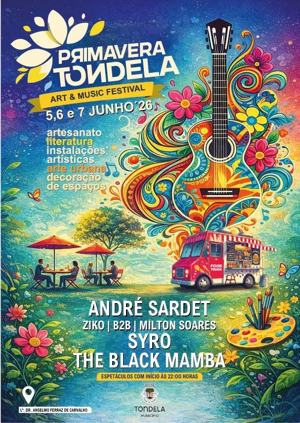 Cartaz Primavera Tondela 2026 - Tondela