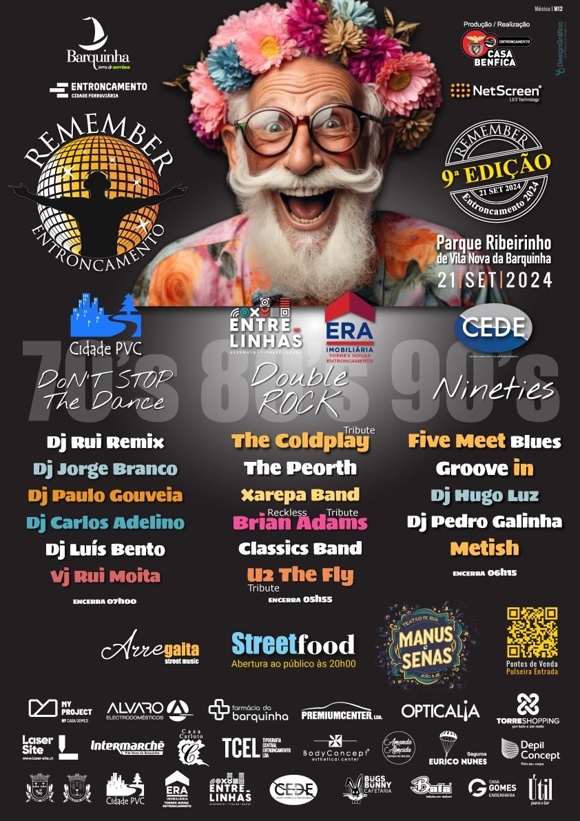 Cartaz Remember 2024 - Entroncamento