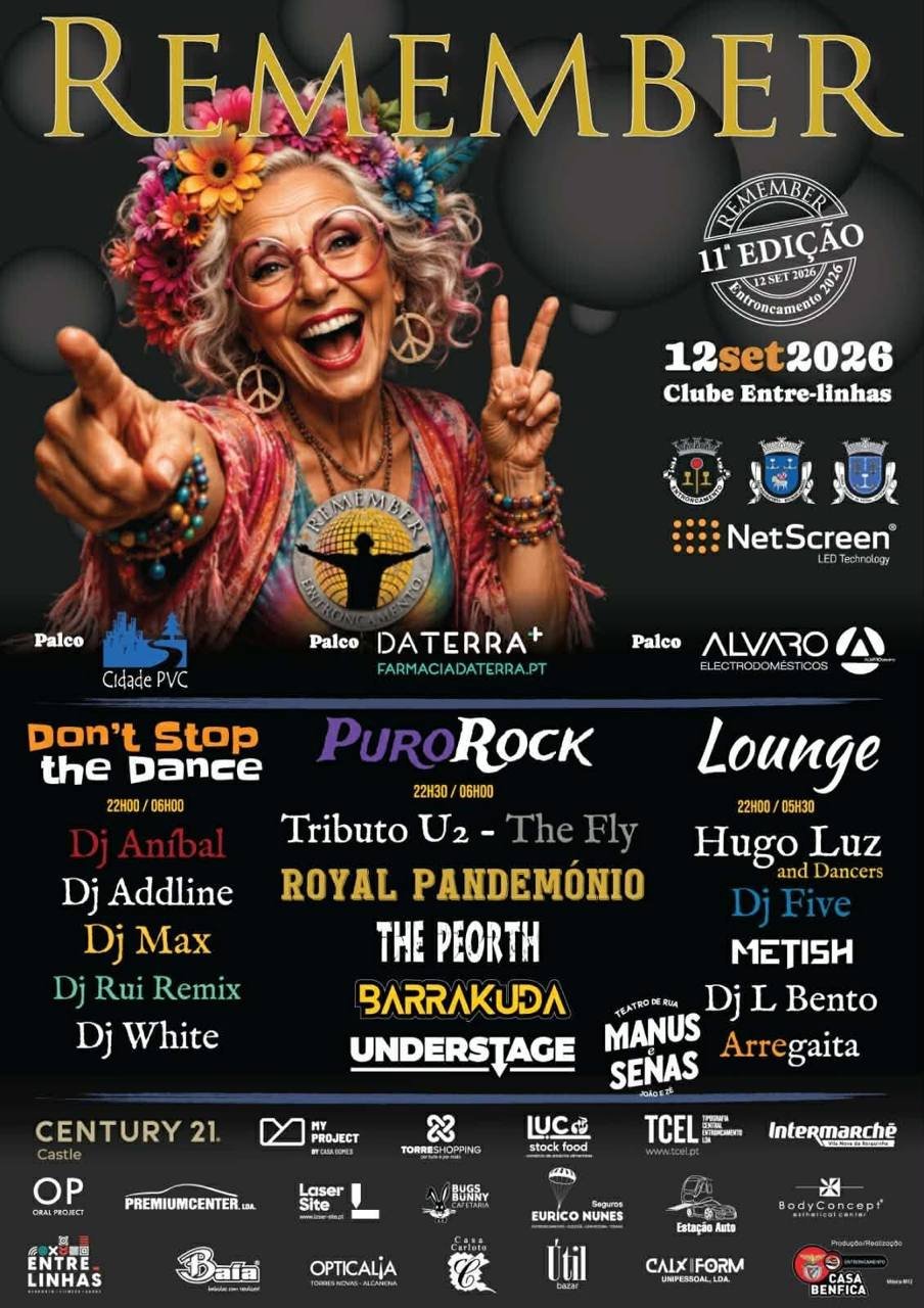 Cartaz Remember 2026 - Entroncamento