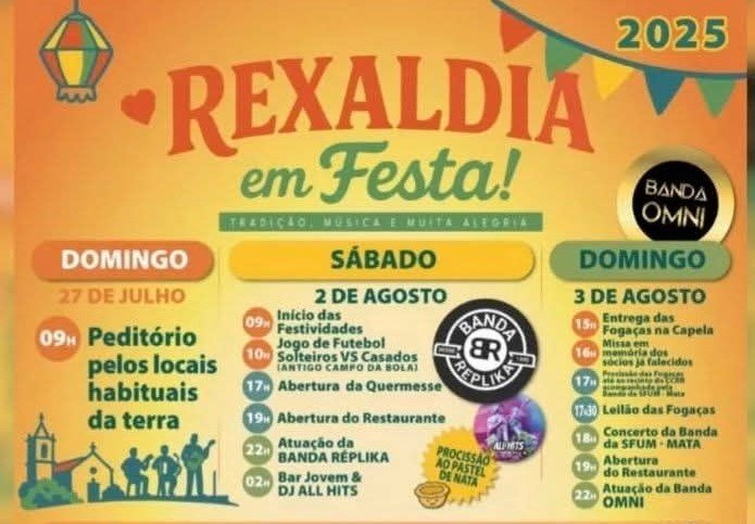 Cartaz Rexaldia em Festa 2025 - Torres Novas
