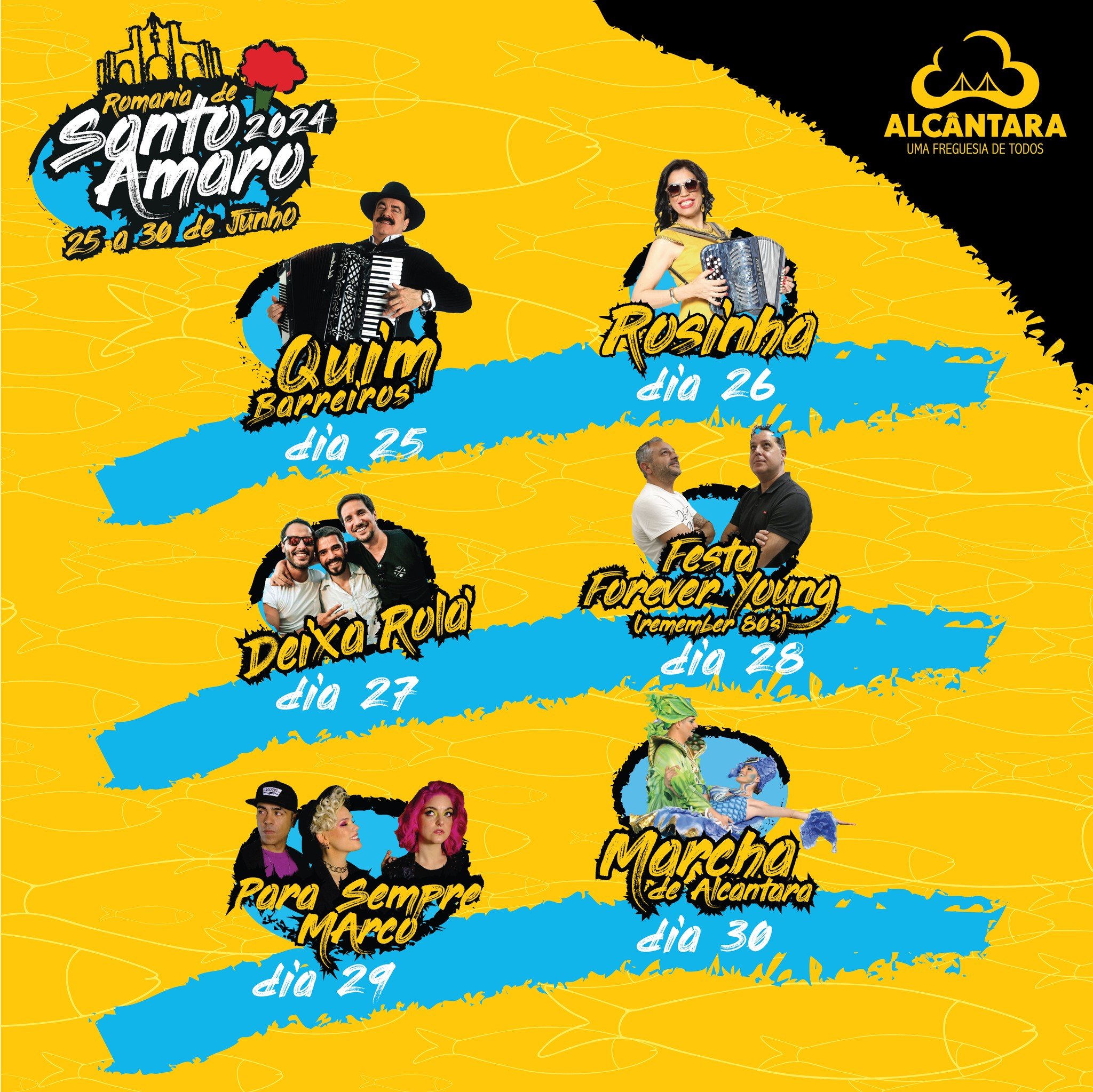 Cartaz Romaria de Santo Amaro 2024 - Alcântara