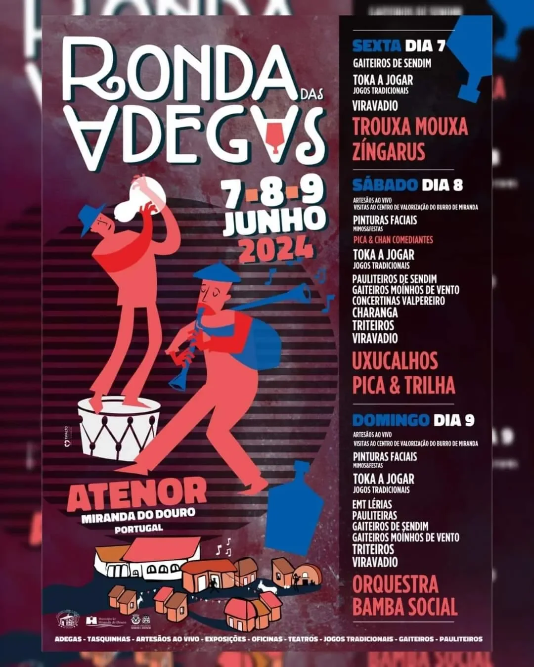 Cartaz Ronda das Adegas 2024 - Atenor