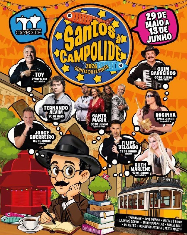 Cartaz Santos à Campolide 2026 - Campolide