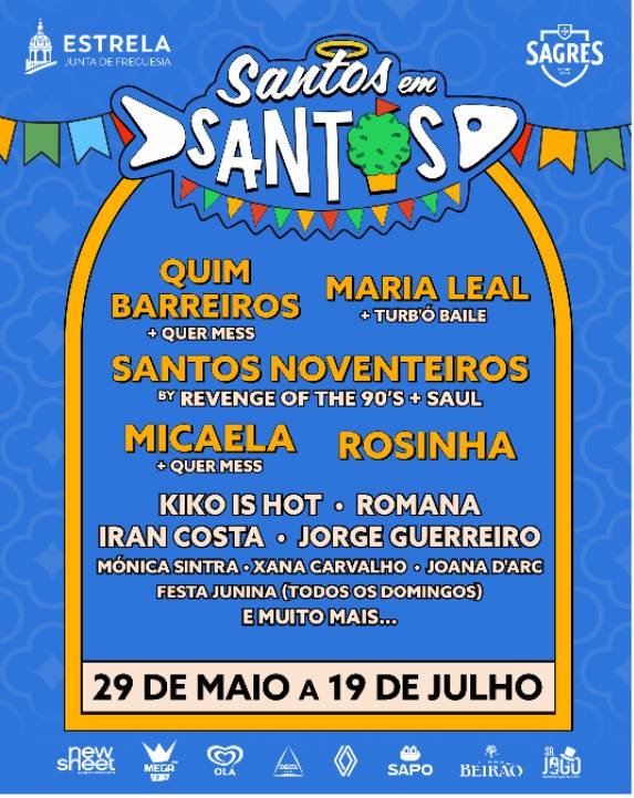 Cartaz Santos em Santos 2026 - Estrela
