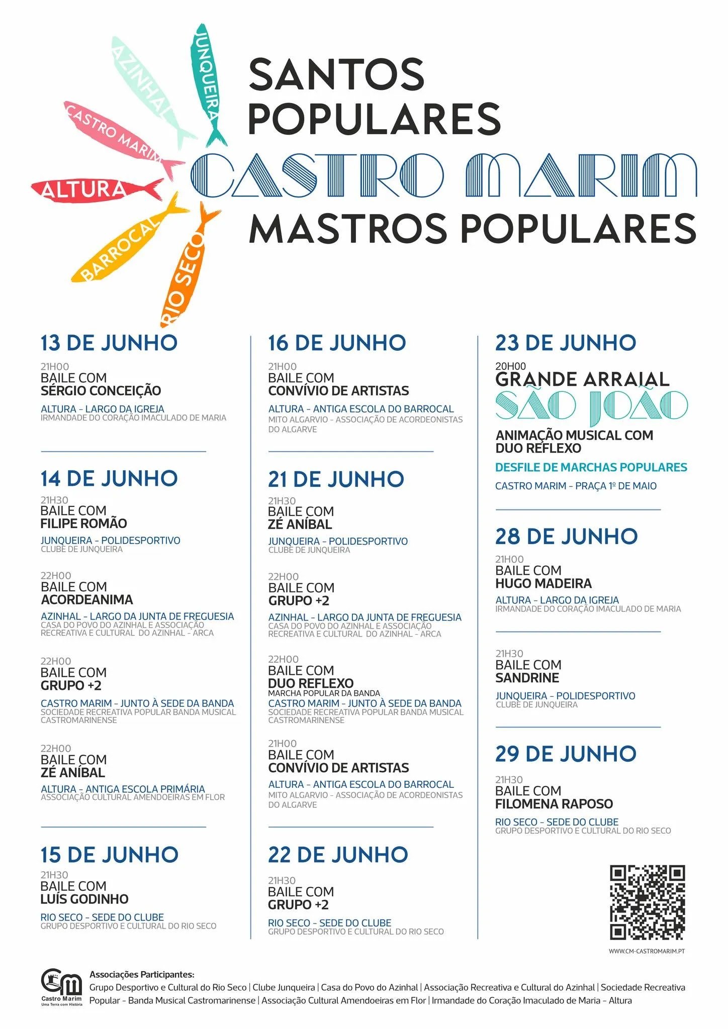 Cartaz Santos Populares 2024 - Castro Marim