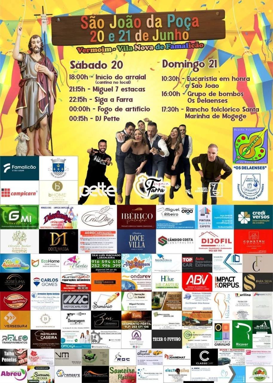Cartaz São João da Poça 2026 - Vermoim