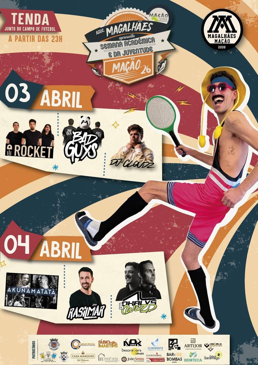 Cartaz Semana Académica e da Juventude 2026 - Mação