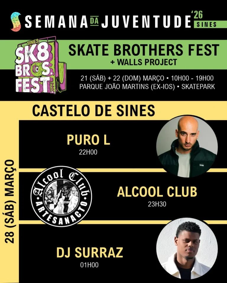 Cartaz Semana da Juventude 2026 - Sines