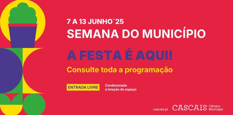 Cartaz Semana do Município 2025 - Cascais