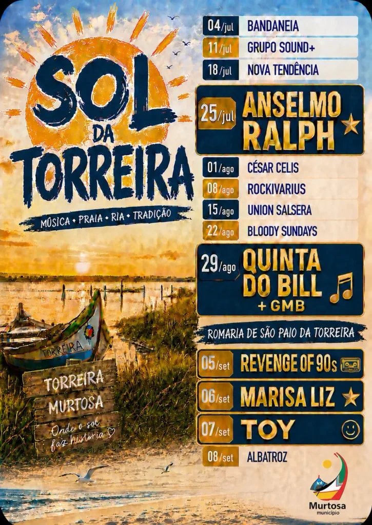 Cartaz Sol da Torreira 2026 - Torreira