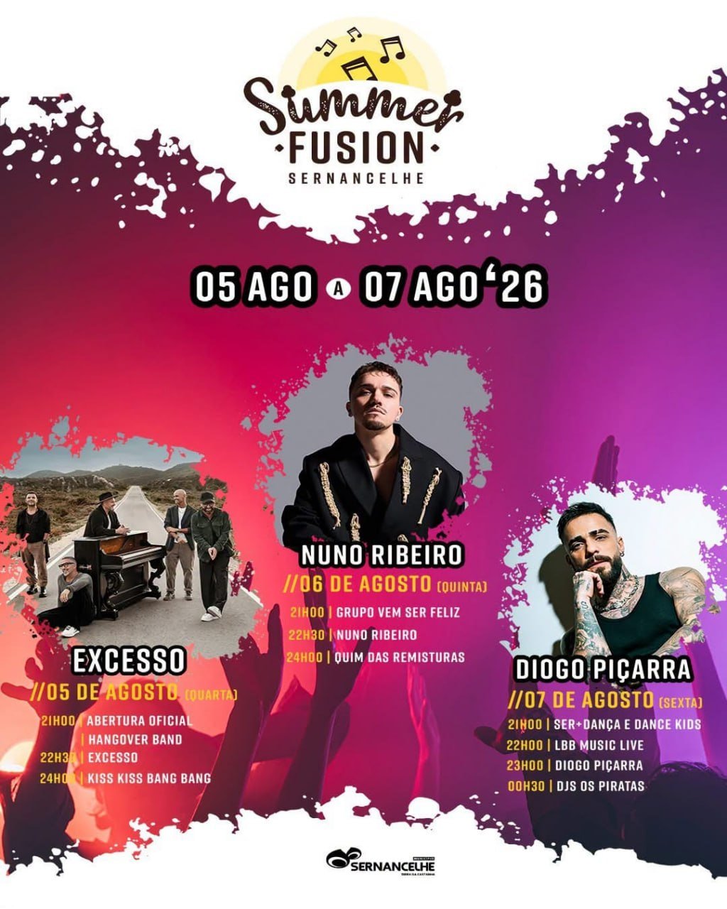 Cartaz Summer Fusion 2026 - Sernancelhe