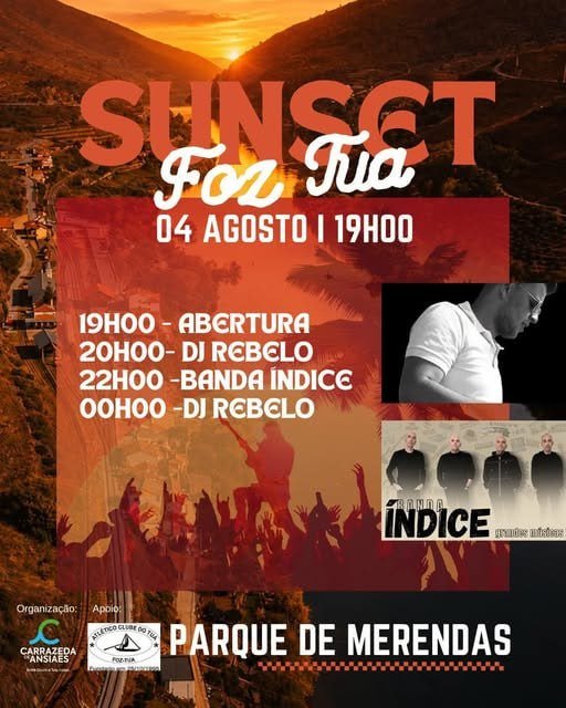 Cartaz Sunset 2026 - Foz Tua