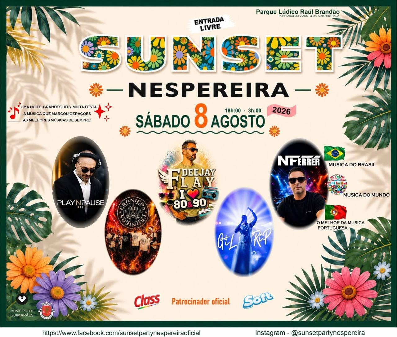 Cartaz Sunset 2026 - Nespereira