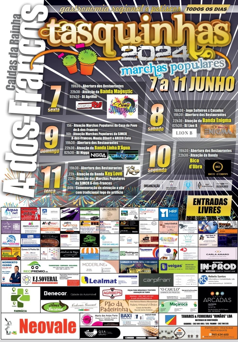 Cartaz Tasquinhas 2024 - A-dos-Francos