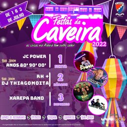 Cartaz FESTAS DA CAVEIRA 2022