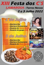Cartaz XIII Festa dos Cs 2022
