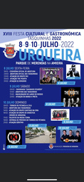 Cartaz XVIII FESTA CULTURAL E GASTRONÓMICA TASQUINHAS 2022