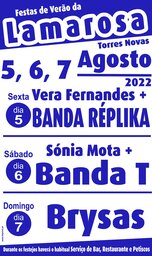 Cartaz Festa de Verão Lamarosa 2022