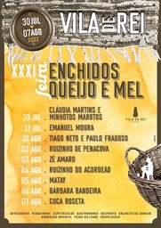 Cartaz XXXI Feira de Enchidos, Queijo e Mel 2022